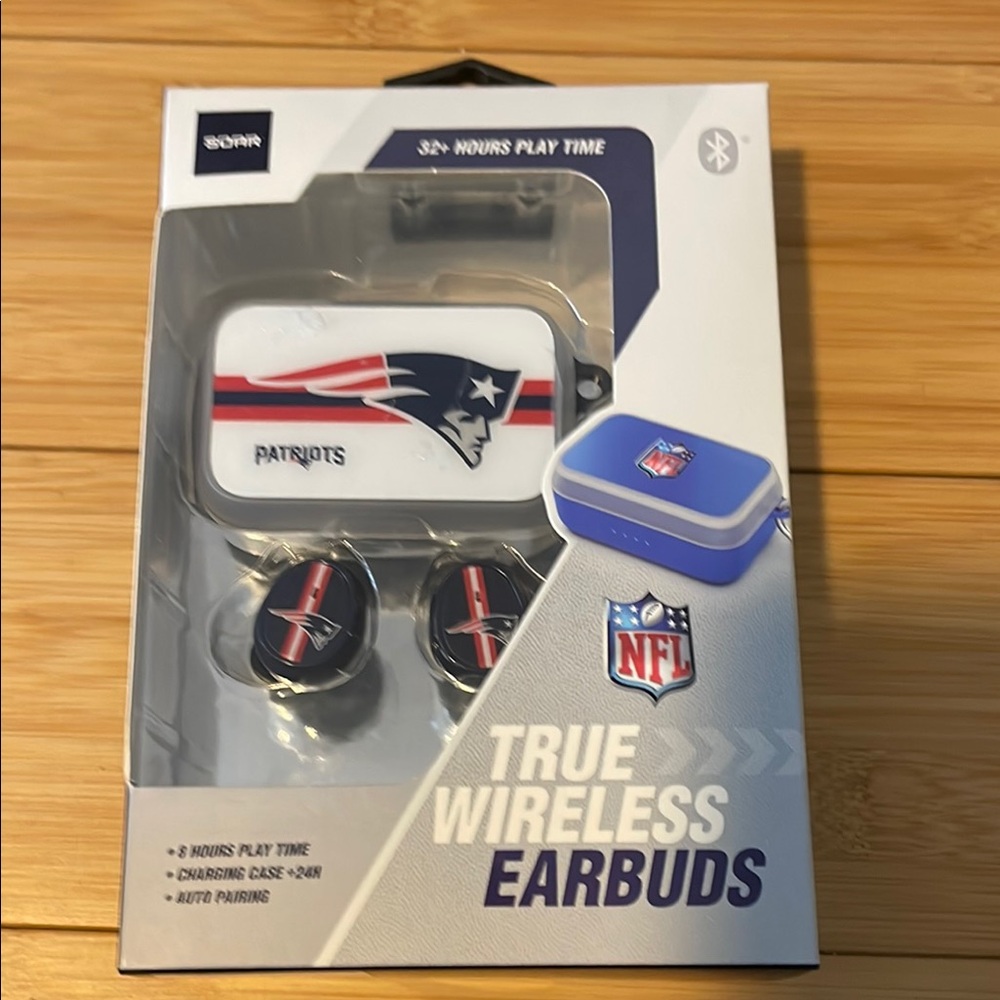 NFL Patriots True Wireless Earbuds
